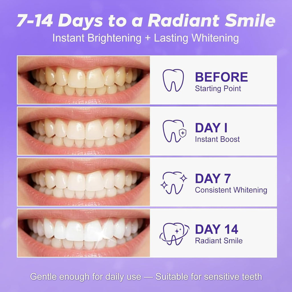 Purple Teeth Whitening Strips – PAP+ Advanced Formula