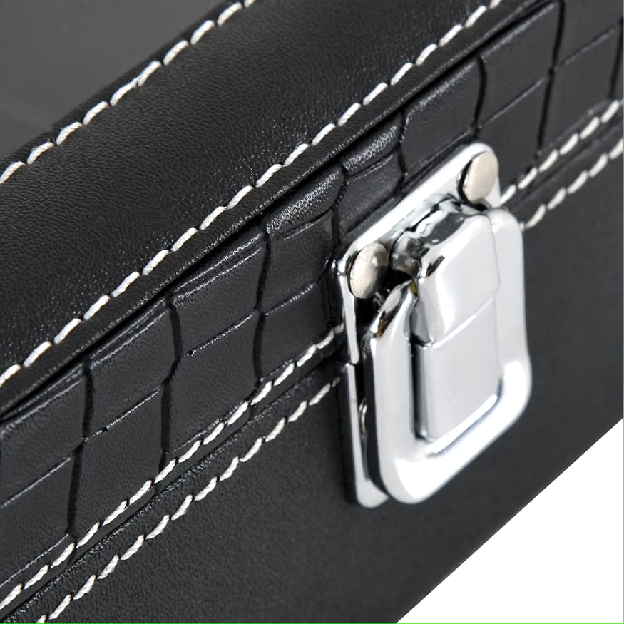 Premium 6-Slot Watch Organizer & Collector Storage Box