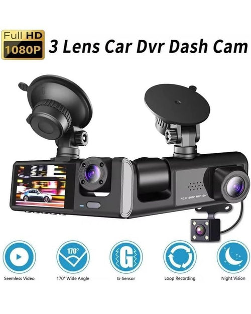 Dual Dash Camera for Car – Front & Rear HD Driving Recorder with LCD Screen, Night Vision & Loop Recording