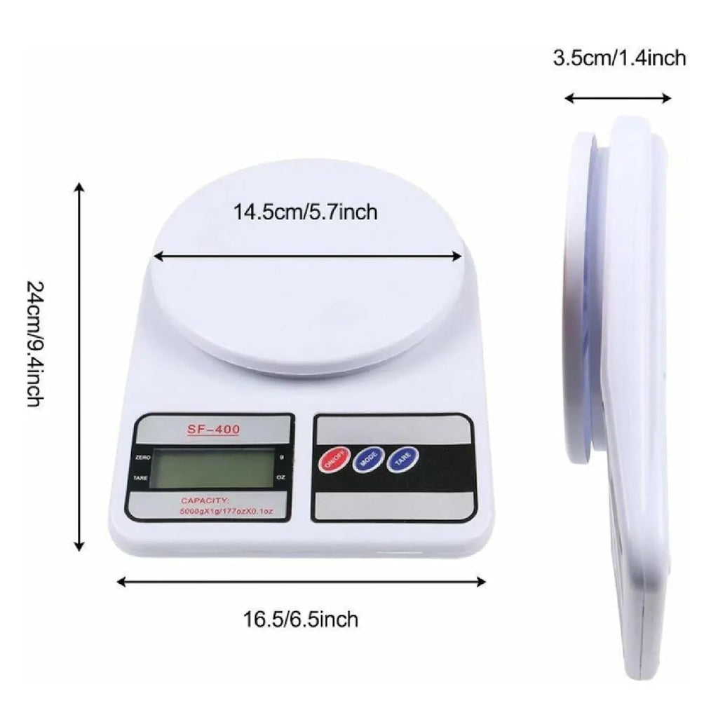 Digital Kitchen Weighing Scale – 10KG High-Precision Food Scale with LCD Display & Tare Function