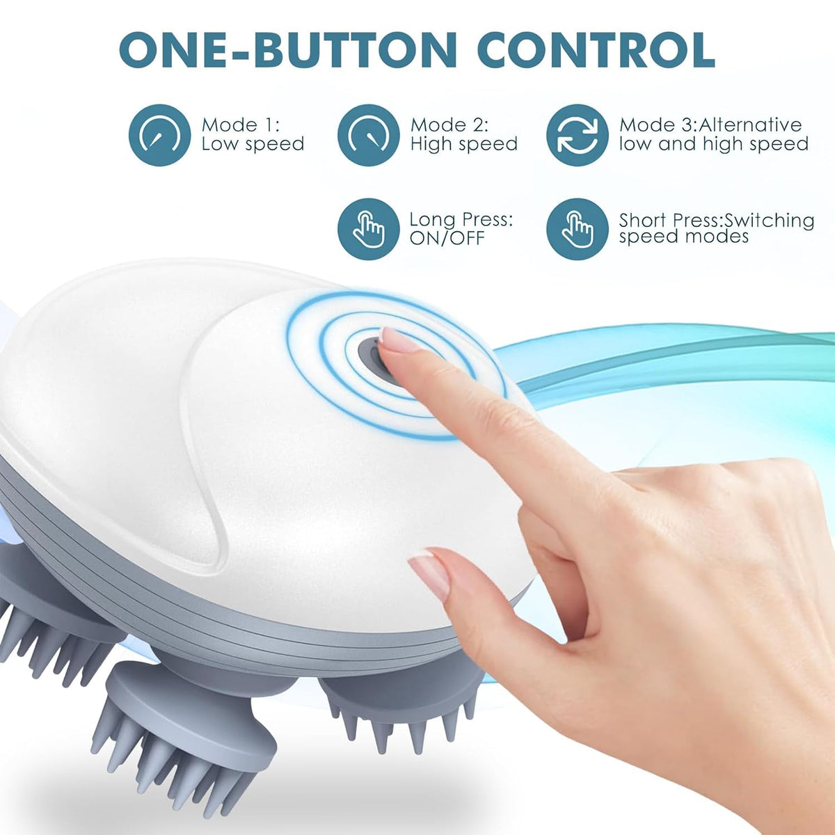 ScalpEase 2-in-1 Electric Scalp Massager