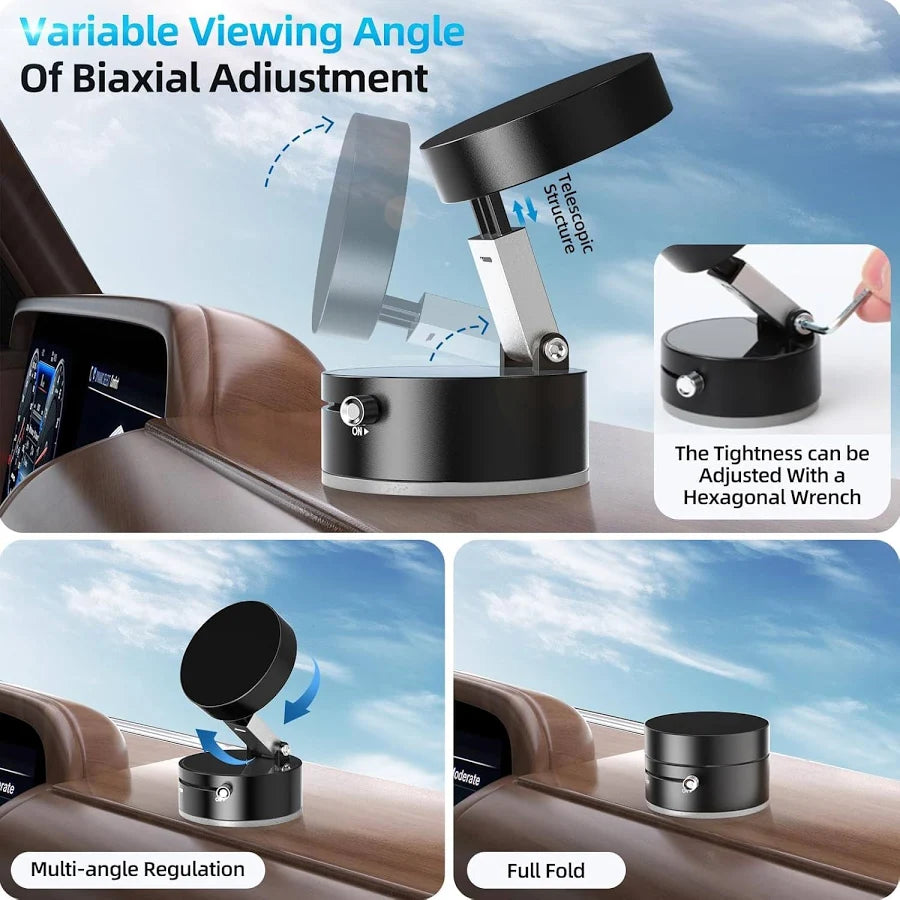 Magnetic 360° Phone Holder – Strong Grip, One-Hand Mount