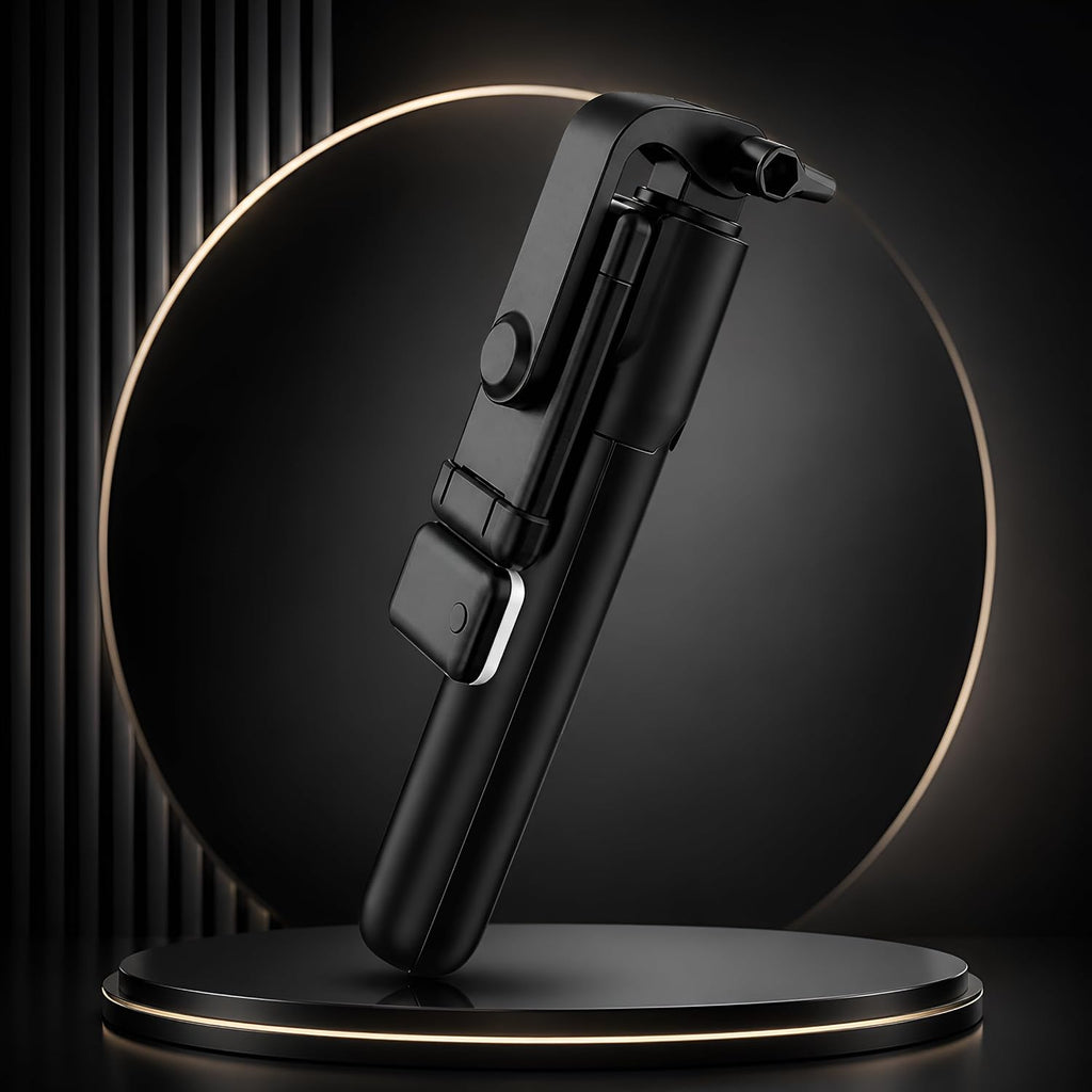 3-in-1 Smart Vlogging Tripod Selfie Stick with Bluetooth Remote & LED Fill Light