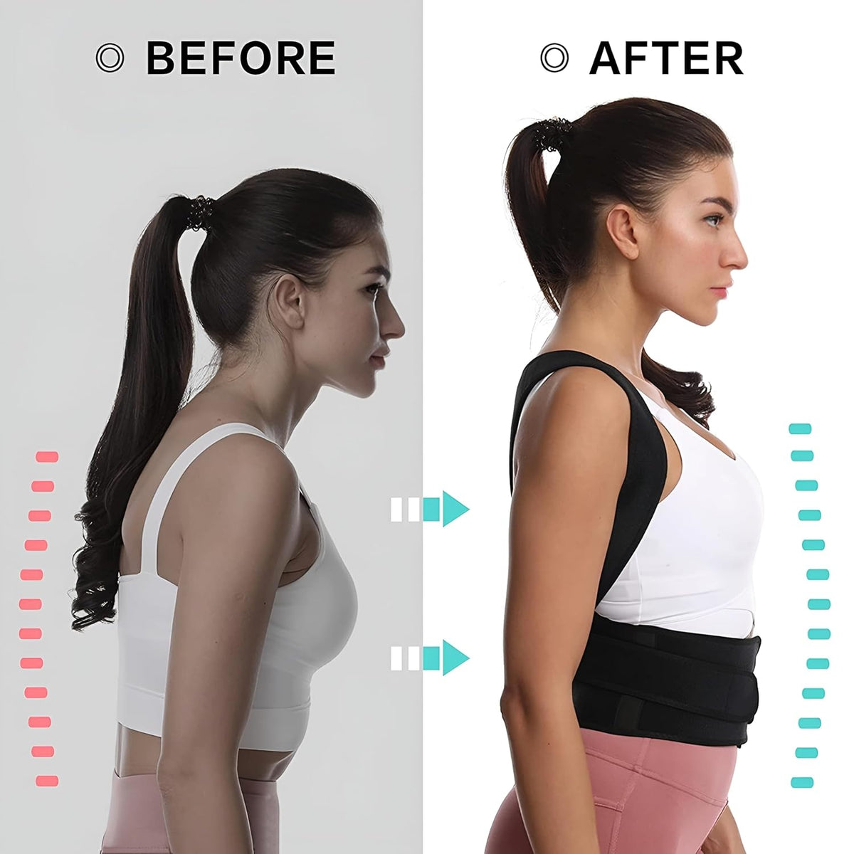 PosturePro Adjustable Back & Shoulder Support Belt – Posture Corrector
